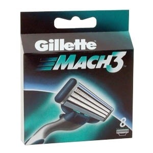 Gillette Mach3 náhradní hlavice 8 ks