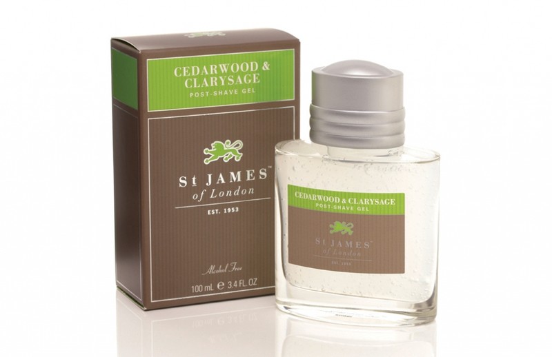 St James of London Cedarwood &amp; Clarysage, gel po holení