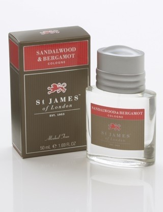 St James of London Sandalwood &amp; Bergamot, kolínská