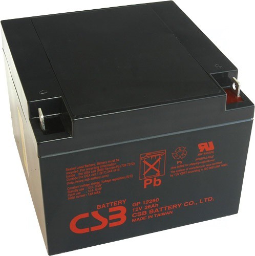 akumulátor CSB GP12260 I (12V/26Ah)