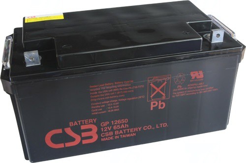 akumulátor CSB GP12650 (12V/65Ah)