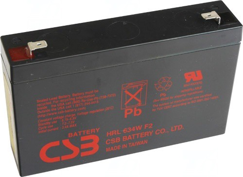 akumulátor CSB HRL634W F2 (6V/9Ah)