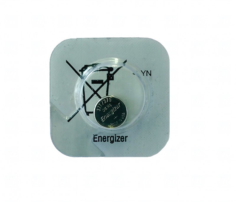 Baterie Energizer 377, 376, LR66, G4, LR626, D377, SR626W, SR66, V377, 1,55V, blistr 1 ks, silver oxide