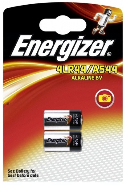 Baterie Energizer 4LR44, 544A, 476A, A544, PX28A, 2CR1/3N, V4034PX, 1414A, L544, L1325F, 6V, blistr 2 ks