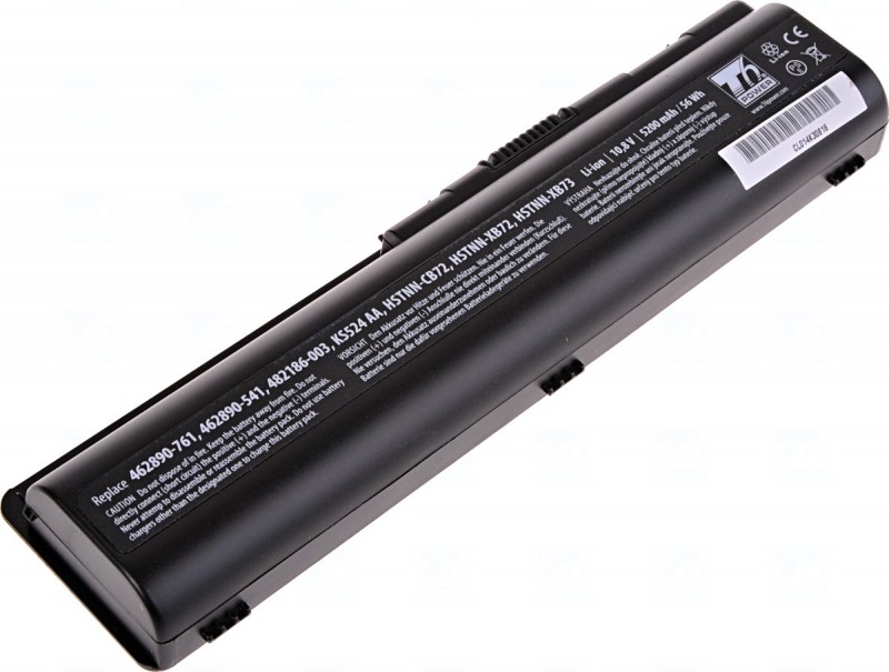 Baterie T6 Power KS524AA, 484171-001, HSTNN-IB72, 462889-121, 462890-151, 485041-001,487296-001, HSTNN-CB72, HSTNN-CB73, HSTNN-DB72, HSTNN-LB72, EV060