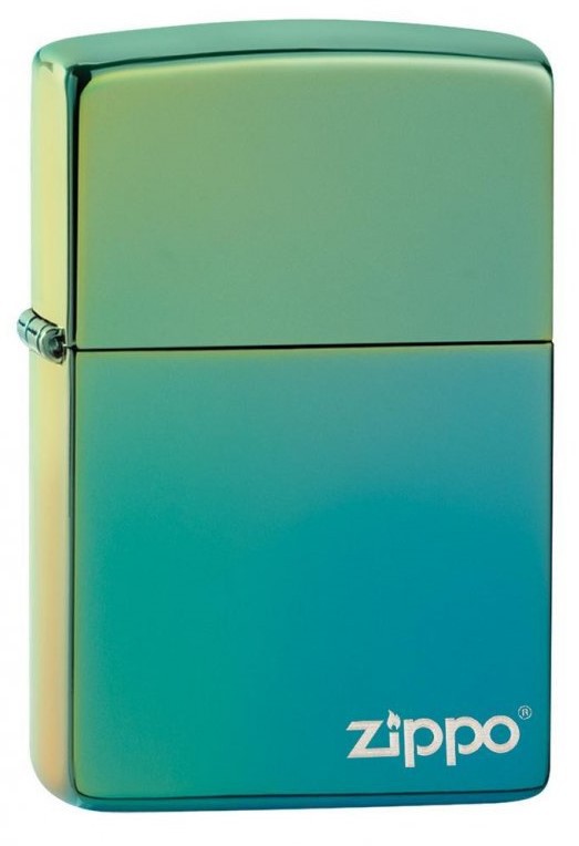 Zapalovač Zippo 26914 High Polish Teal Zippo Logo