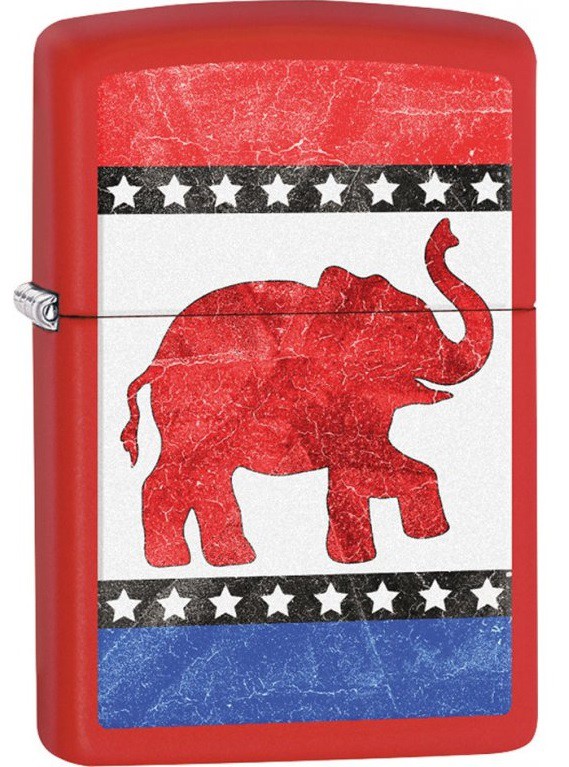 Zapalovač ZIPPO 26758 Republicans Elephant