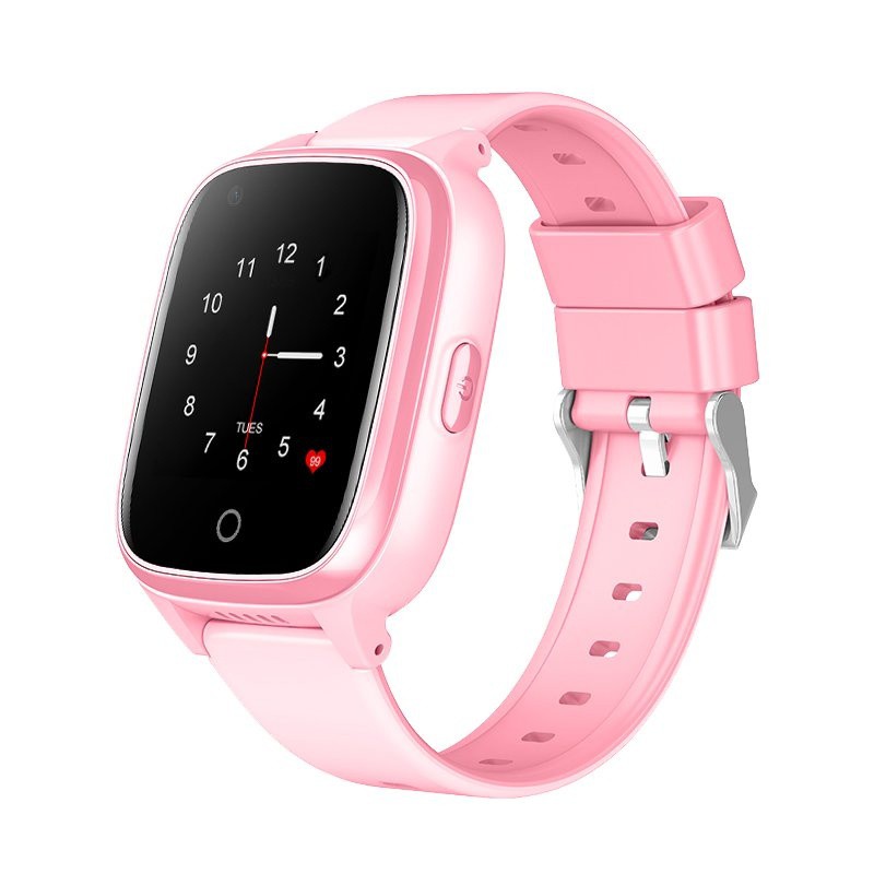 Dětské 4G hodinky s GPS lokátorem a fotoaparátem CEL-TEC KT17 Pink