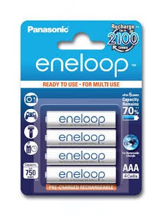 Baterie Panasonic Eneloop BK-4MCDE, AAA 800mAh, EKO blistr 4 ks