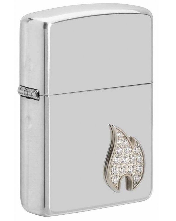 Zapalovač ZIPPO 28027 Sterling Silver Flame Emblem