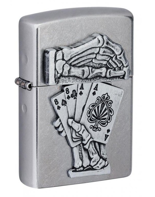 Zapalovač ZIPPO 25633 Dead Man’s Hand Emblem Design