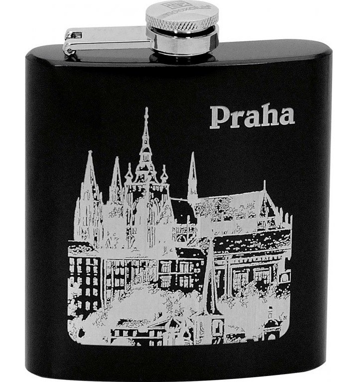 Placatka na alkohol Praha černá 97110