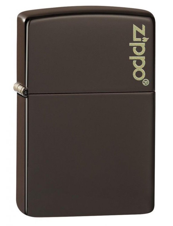 Zapalovač ZIPPO 26911 Brown Zippo Logo