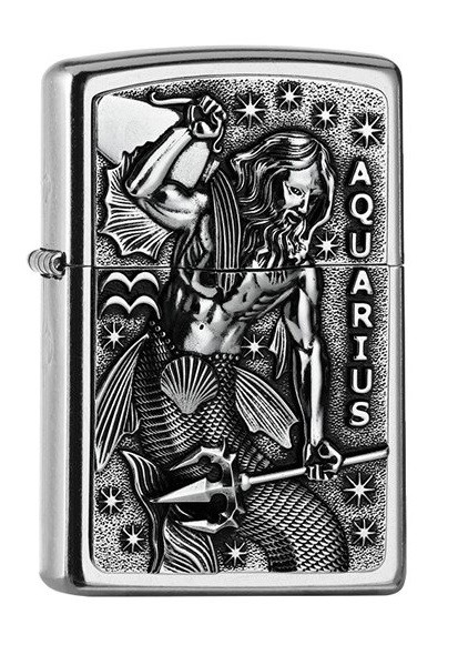 Zapalovač ZIPPO 25556 Aquarius Zodiac Emblem