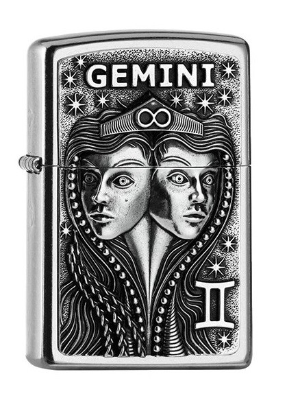 Zapalovač ZIPPO 25551 Gemini Zodiac Emblem