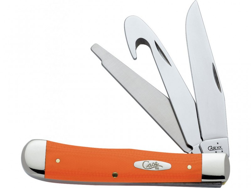 Kapesní nůž Orange G-10 Hunter Trapper 76226
