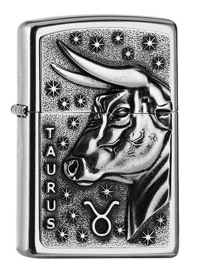 Zapalovač ZIPPO 25549 Taurus Zodiac Emblem