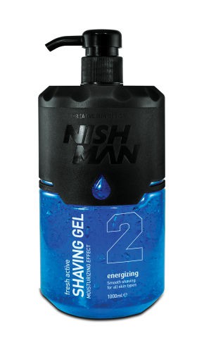 Nishman Energizing transparentní gel na holení 1000 ml