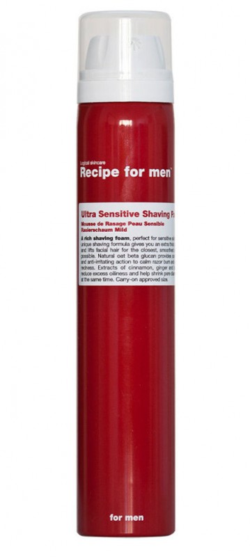 Recipe For Men Ultra Sensitive pěna na holení 100ml