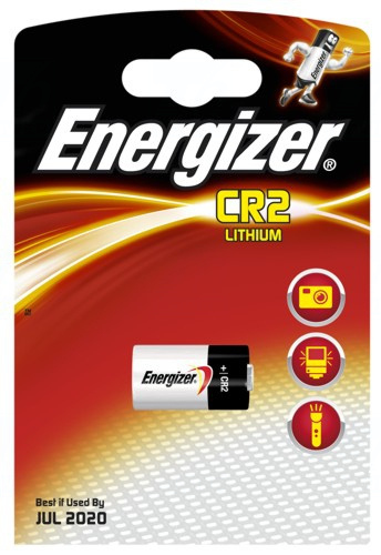 Baterie Energizer CR2, EL1CR2, DLCR2, KCR2, RLCR2, DR2R, RLCR2-L, 5046LC, CR17355, 3V, 800mAh, blistr 1ks