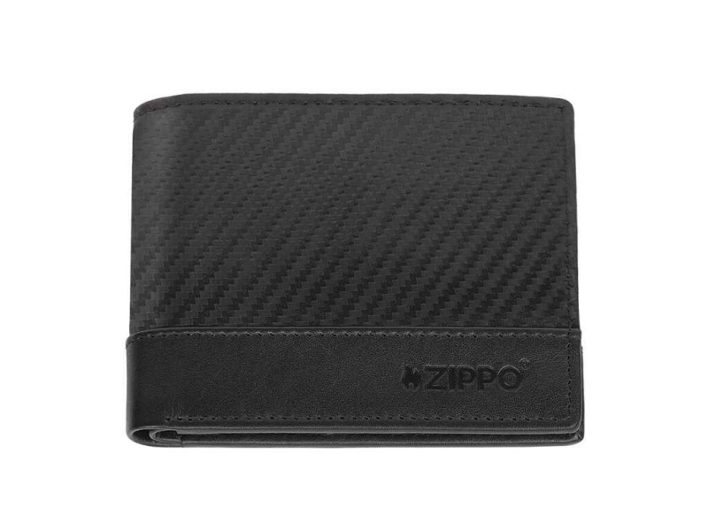 Kožená peněženka Zippo Carbon 44188