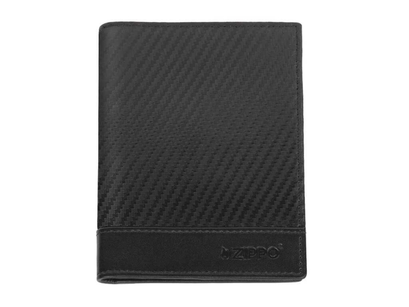 Kožené pouzdro na cestovní pas Zippo Carbon 44194