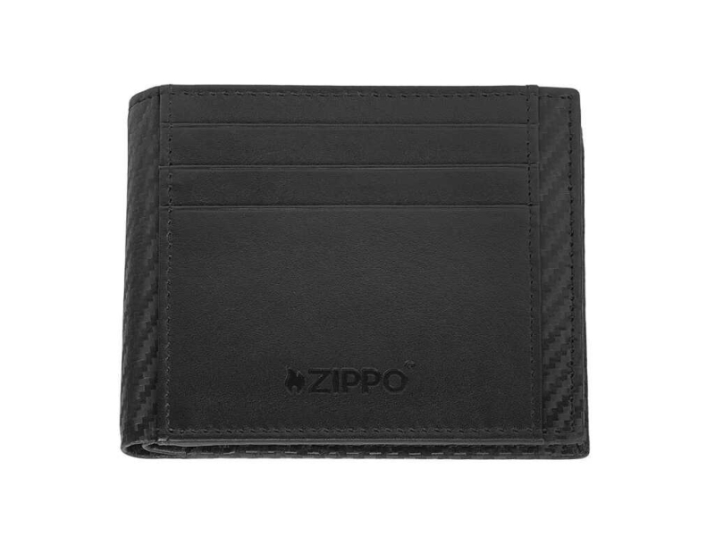 Kožené pouzdro na karty Zippo Carbon 44190