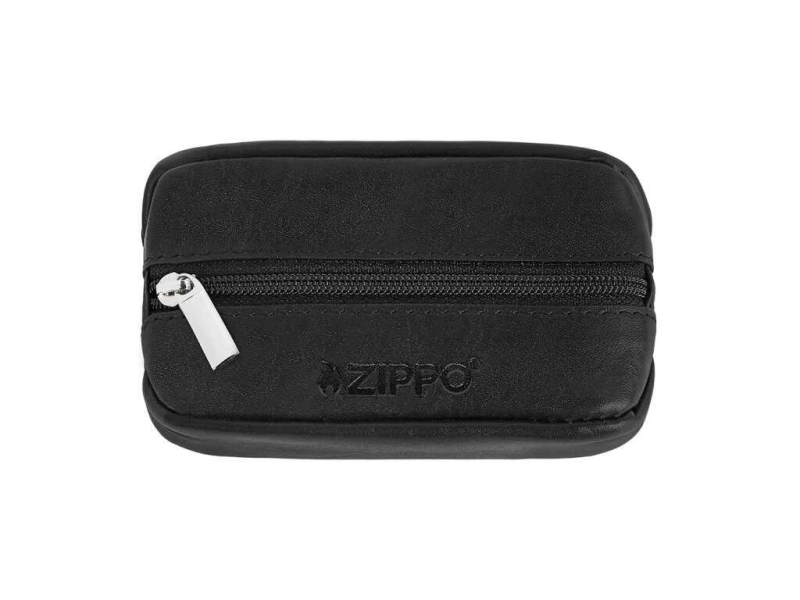 Kožené pouzdro na mince Zippo Carbon 44195