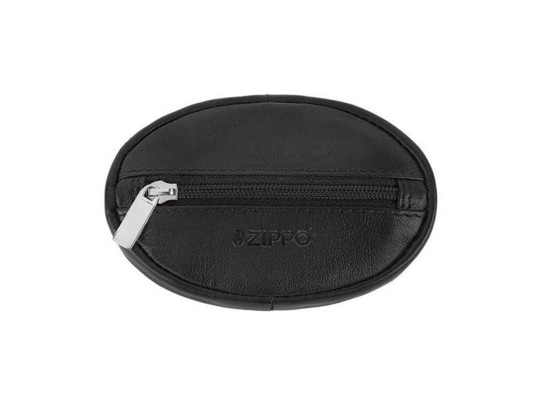 Kožené pouzdro na mince Zippo Carbon 44197