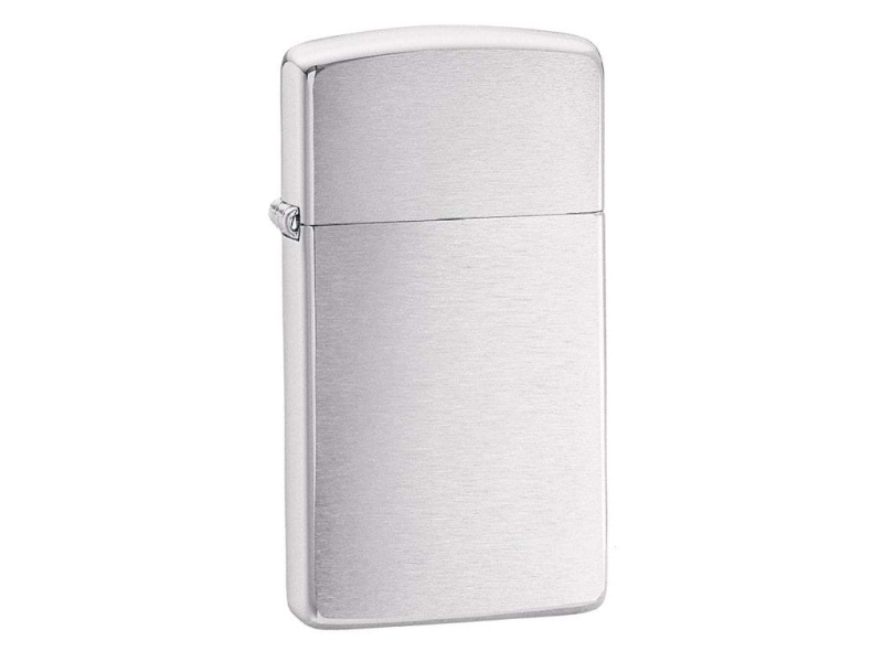 Zapalovač ZIPPO 21112 Brushed Chrome Slim