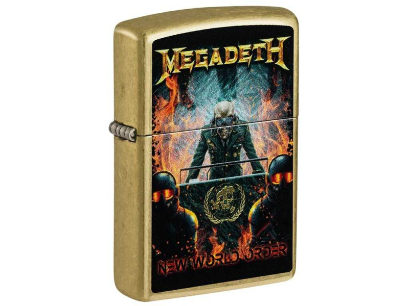 Zapalovač ZIPPO 23084 Megadeth New World Order Design