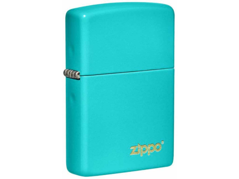 Zapalovač ZIPPO 26952 Flat Turquoise Zippo Logo