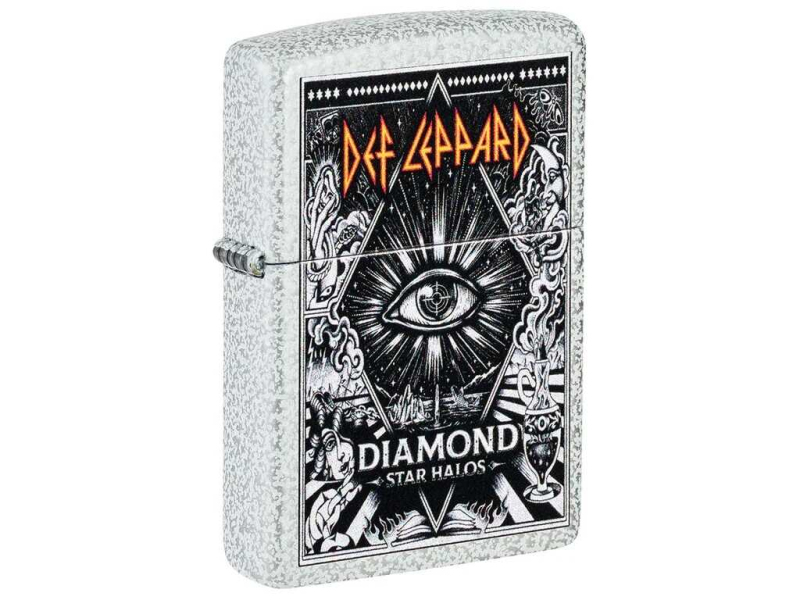Zapalovač ZIPPO 66140 Def Leppard Diamond Star Halos Design
