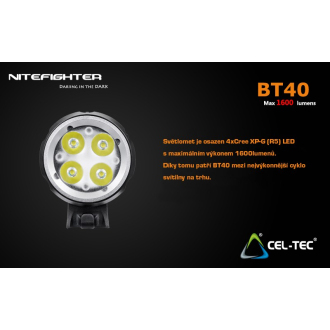Cyklo svítilna NiteFighter BT40