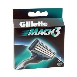 Gillette Mach3 náhradní hlavice 8 ks