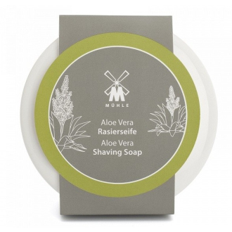 Mühle Aloe Vera mýdlo na holení v porcelánové misce 65g
