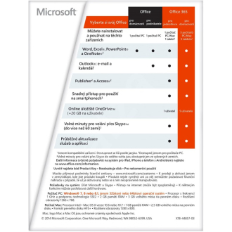 Microsoft Office 365 pro jednotlivce CZ, předplatné na 1 rok (QQ2-00064)