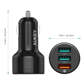 USB adaptér do auta 3 porty quick charger CC-T11