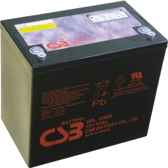 akumulátor CSB GPL12520 (12V/52Ah)