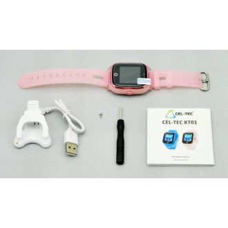 Dětské hodinky s GPS lokátorem a fotoaparátem CEL-TEC KT01