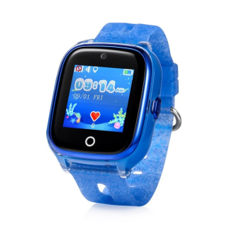 Dětské hodinky s GPS lokátorem a fotoaparátem CEL-TEC KT01 modrá