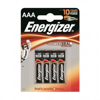 Baterie Energizer Alkaline Power AAA, LR03, mikrotužková, 1,5V, blistr 4 ks