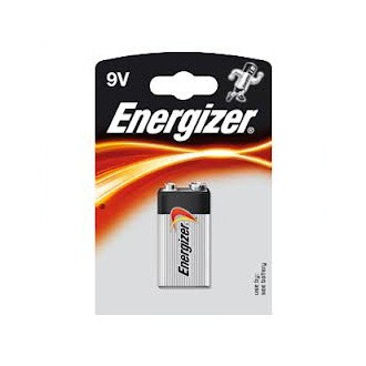Baterie Energizer Alkaline Power 9V, 6LR61, A1604, 6LF22, 6F22, 6UM6, MN1604, LR22, blistr 1ks
