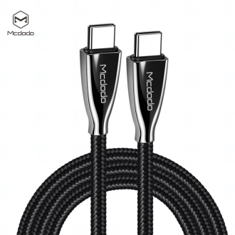 Mcdodo kabel USB C / USB C Power delivery Excellence serie, 3A, 60W, 1.5m, černý