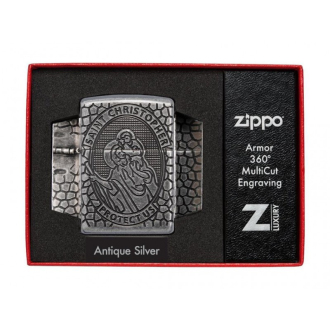 Zapalovač Zippo 27164 St. Christopher Medal Design