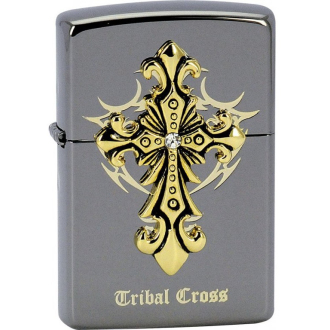 Zapalovač ZIPPO 28160 Tribal Cross Emblem
