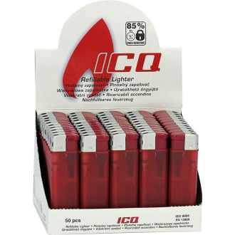 Zapalovač ICQ TC červená 32903