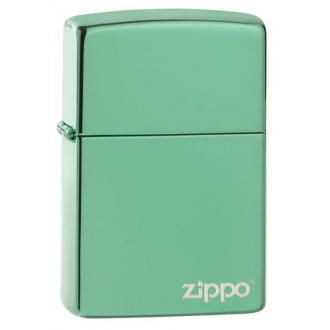 Zapalovač ZIPPO 26585 High Polish Green Zippo Logo