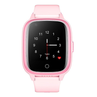 Dětské 4G hodinky s GPS lokátorem a fotoaparátem CEL-TEC KT17 Pink