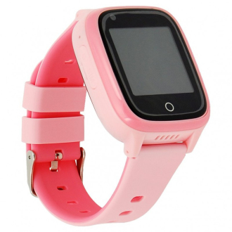 Dětské 4G hodinky s GPS lokátorem a fotoaparátem CEL-TEC KT17 Pink
